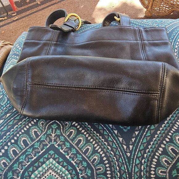 Vintage 90s Coach Classic Soho Black Leather Bag-Made in USA - Picture 13 of 16